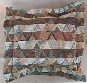 Throw Pillow 17 x 17  Southwest Cabin Lake Decor Brown Thomasville Home Furnish - Picture 1 of 6