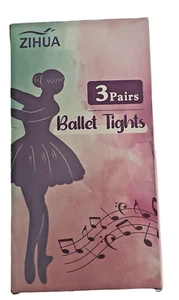 ZIHUA Ballettstrumpfhose weiß Strumpfhose 3 Paar Gr. XL WANDELBARER FUSS - Bild 1 von 2
