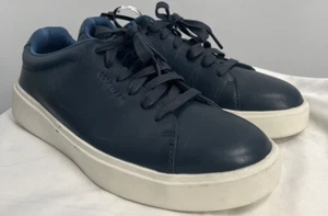 Cole Haan Mens Grand Crosscourt Blue Leather Traveler Sneaker Size 7.5 M C37174 - Picture 1 of 13
