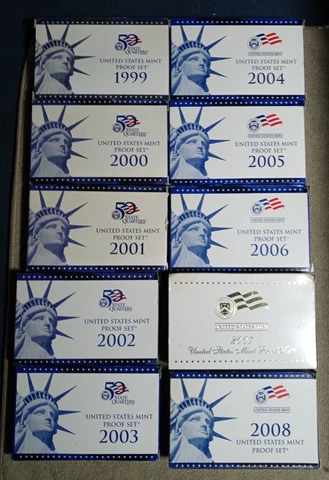 2005-S Proof Set United States US Mint Original Government Packaging Used w/ COA Cover