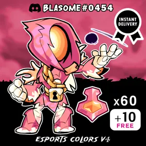 Brawlhalla | x60 + 10 Free Esports Colors V4 | Fast Delivery - Picture 1 of 2