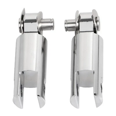 Soporte de extensiones de estriba soportes macho para Harley Road Glide Softail Sportster Foto 1 de 4