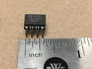 (1 PC) TI MC1558JG/883B OP Amp Dual GP ±15V 8 pines CDIP    - Imagen 1 de 2
