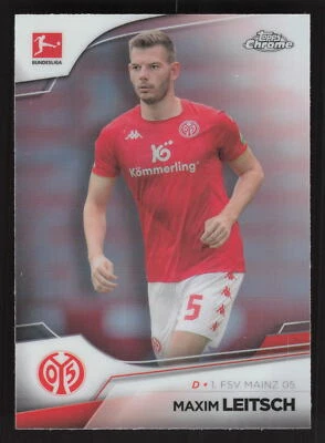 2022-23 Topps Chrome Bundesliga #65 Maxim Leitsch Refractor 1. FSV Mainz 05 - Image 1 of 2