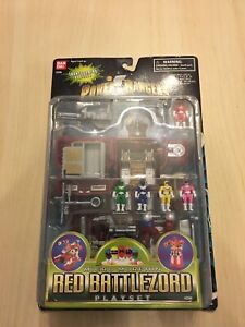 Power Rangers Zeo Red Battlezord Playset (Ban Dai, Might Morphin Micro Machines)