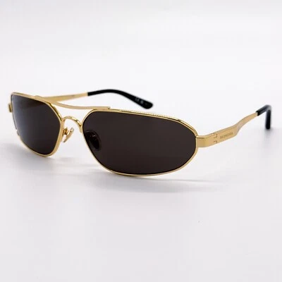NUEVO BALENCIAGA BB0227S 001 HOMBRE DORADO/GRIS OSCURO GAFAS DE SOL BALENCIAGA Foto 1 de 4