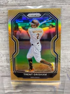 2021 Panini Prizm Tier II Gold / Tan Prizm /100 Trent Grisham #159 - Picture 1 of 2