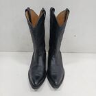 Ariat Men's Heritage Embroidered Black Leather Cowboy Boots #35105 Size 9D