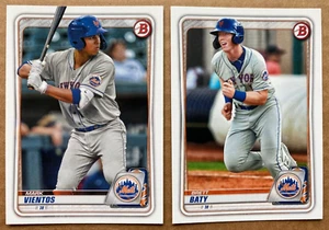 Bowman Draft 2020 Brett Baty #bd-184 y Mark Vientos #bd-174 Mets de Nueva York - Imagen 1 de 1