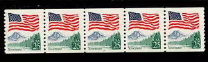 Scott 2280a 25¢ Flag Over Yosemite coil P#13 MNH Free shipping in the USA - Picture 1 of 1