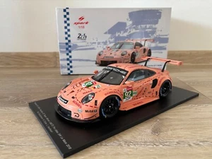 1:18 18S393 Porsche 911 RSR 24h Le Mans 2018 ganador GTE PRO Spark - Imagen 1 de 4