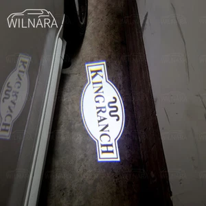 2X Espejo King Ranch Cortesía Charco Sombra Luces LED Proyector Para Ford - Imagen 1 de 13