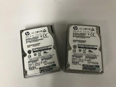 4x HPE 300GB 6G 10K 2.5" SFF Hard Drive 652566-001 - Image 1 of 2