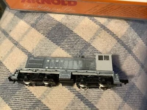 Vintage Arnold N Scale Undecorated Locomotive With Box Not Running - Picture 1 of 8