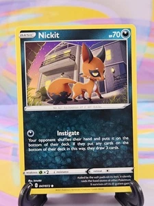 Pokemon TCG Shining Fates Card | Nickit 047/072 Common - Picture 1 of 2