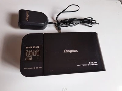Energizer NiMH Battery Charger For Rechargeable AA-AAA-C-D-9V Model CHFC2 - Image 1 of 4