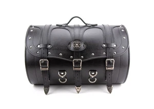 Motorcycle Roll Bag, PU Leather, Sissy Bar, Tool Bag, Baton Maxi - Bild 1 von 8