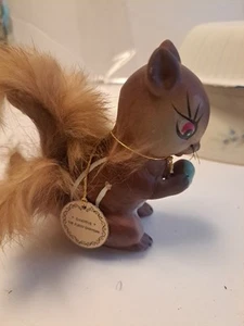 Enesco, Spunky Squirrel W Bushy Tail, Vintage - Picture 1 of 6