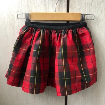 Falda a Cuadros Ralph Lauren Niñas Roja 4T Cuadros Tartán Foto 1 de 4