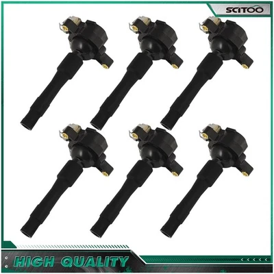 6PCS Ignition Coils For BMW 323i 1997-2000 323is 1998-1999 323ti 1999-2000 2.5L - Изображение 1 из 4