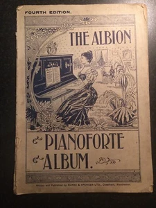 The Albion Pianoforte Album Fourth Edition Antique 1900’s Marks & Spencer Ltd - Bild 1 von 12