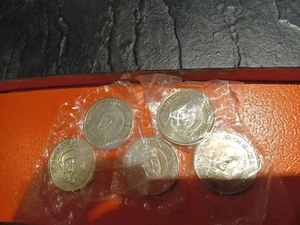 5 coins - 1996 Liberia $50 COIN the face of mars uncirculated BU - Picture 1 of 5