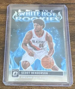 Scoot Henderson 2023 Panini Donruss Optic White Hot Rookies RC #15 Trail Blazers - Picture 1 of 1