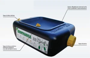 ECO KANISTER 6 LITER FÜR ÖLSAMMLUNG AUTO ABGENUTZT SCHNITT SCHALTWERK WARTUNG - Bild 1 von 4