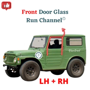 Suzuki Jimny Eljot Stockman LJ80 Front Door Glass Run Channel - Picture 1 of 9