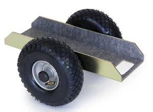 Plattenwagen Schwerlast 400kg Karre Transporthilfe Platten Wagen Plattenroller - Bild 1 von 3