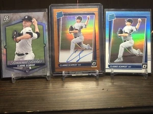 🔥✍️📈Clarke Schmidt Rookie RC Lot (3) mit Auto! Optic Orange Auto SP /75 und mehr - Bild 1 von 11