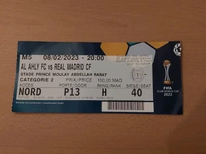 Biglietto usato FIFA Club World Cup 2023 #5 Al Ahly Egitto vs Real Madrid CF - Foto 1 di 1
