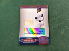 2005 Donruss Signature Series GARY SHEFFIELD Game-Used Bat Relic & Auto SSP /25