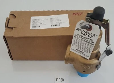 *BRAND NEW* Kunkle 6010FEM01-AM Safety Relief Valve Bronze 1" 90Psig + Warranty! - Image 1 of 4