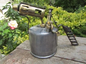 Vintage Blaydon of Birmingham Brass & Metal Blow Torch Burner - Picture 1 of 9