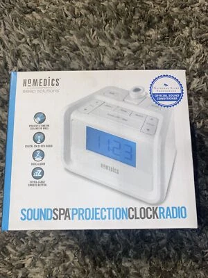 HoMedics SoundSpa Dual Alarm Digital FM Clock Radio - Image 1 of 4