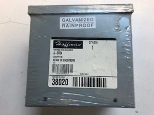 Hoffman A6R64 NEMA 3R Electrical Box Enclosure 6"H x 6"W x 4"D - Picture 1 of 4