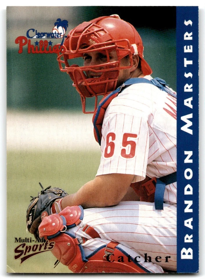 1998 MULTI-AD CLEARWATER PHILLIES BRANDON MARSTERS CLEARWATER PHILLIES #14 - Image 1 of 2