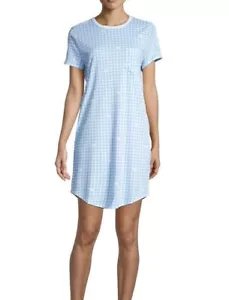 Roller Rabbit Blue Elephant T-Shirt Sleep Shirt Nightgown - Sz M - EUC - $118 - Picture 1 of 8