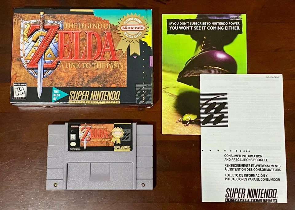 Zelda a Link to the Past SNES Super Nintendo con caja Foto 1 de 1