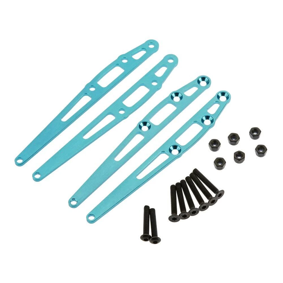NEW STRC Alum Reinforcement Lower Link Plate (4) Yeti Blue STA31245B - Image 1 of 1