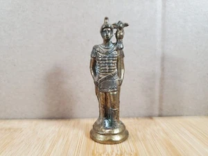 Antique VIKINGS vs ROMANS Chess Piece Metal Bishop Replacement Part Pewter - Picture 1 of 24