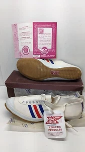 Vintage 50s 60s Randy Canvas Basketball Shoes Converse Style Size 12 New NOS - Picture 1 of 15