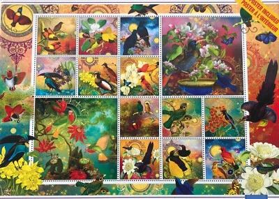 Rompecabezas 2000 piezas Birds of Asia Finchley papel artes nuevo 2020 palomas flamenco Foto 1 de 3