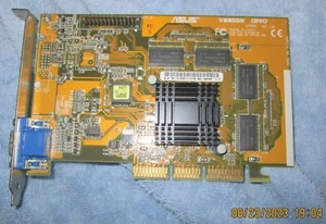 Tested Nvidia Riva TNT2 32MB AGP Video Card ASUS V3800M (DVI) rev 1.02 - Picture 1 of 3
