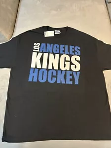 NEW Los Angeles Kings Graphic Black Oversized Letters Shirt Sz XXL - Picture 1 of 6