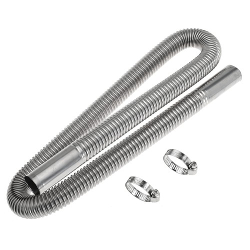 100cm 1 inch Heater Exhaust Pipe Generator Exhaust Extension Fuel Tank