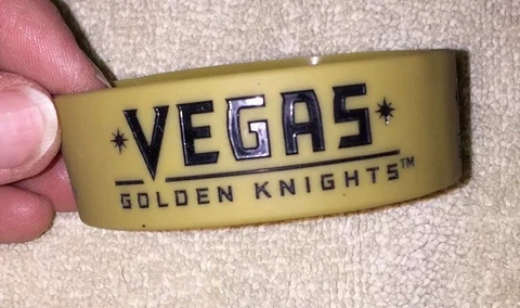 NHL - Vegas Golden Knights - Gold Rubber Bracelet Cover