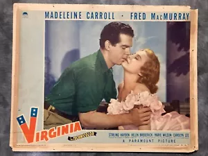 1940 Virginia Lobby Card 11x14 Org Title Madeleine Carroll Fred Max Murray - Bild 1 von 7