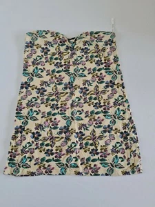 Ladies Top Dorothy Perkins Size 12 Sleeveless Yellow Butterfly Pattern... - Picture 1 of 8